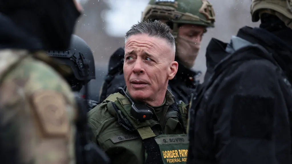 Gregory Bovino v Minneapolisu