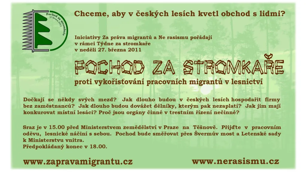 Pochod za stromkaře