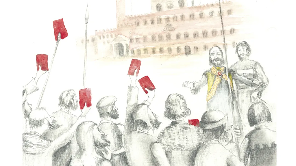 Karikatury Karla IV.