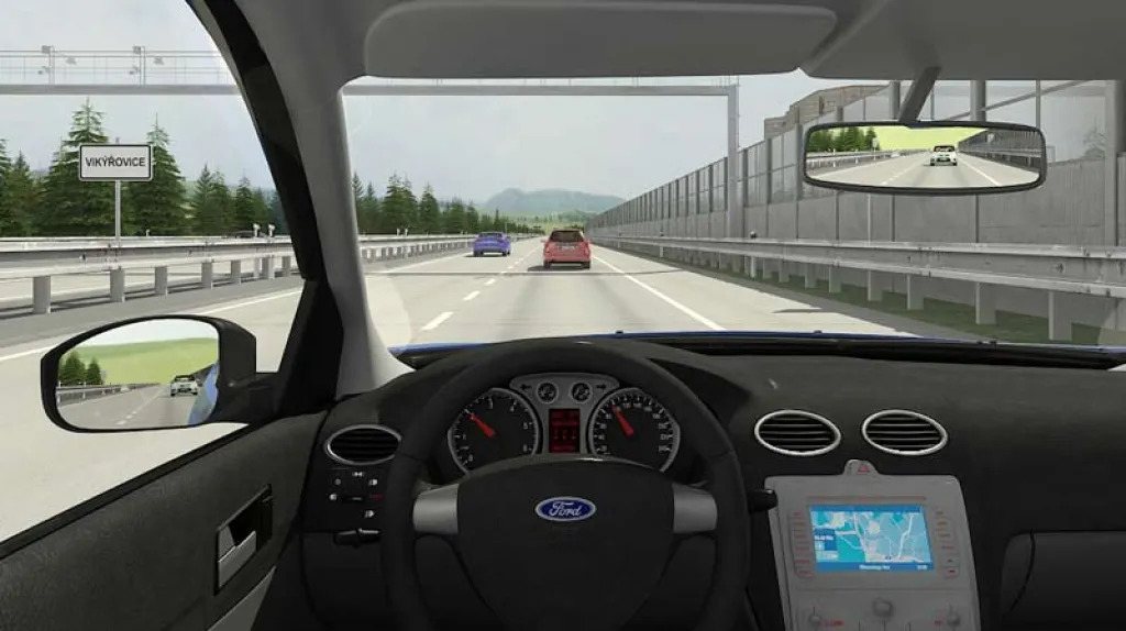 Ukázkové záběry z dopravní animace