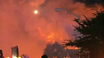 Výbuch plynu na předměstí San Franciska