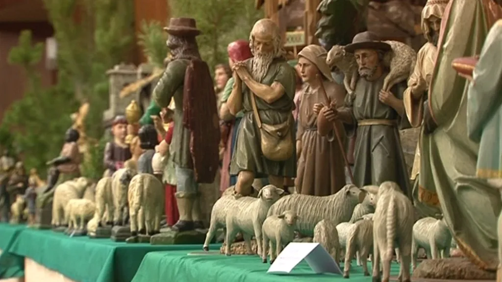 Na výstavě jsou i historické betlémy