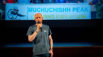 Horolezec Jaroslav Bánský na snímku z roku 2025