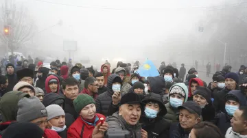 Protesty kvůli zdražení LPG v Kazachstánu