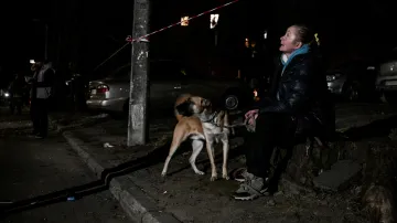 Následky ruského dronového útoku v Záporoží (24. února 2026)