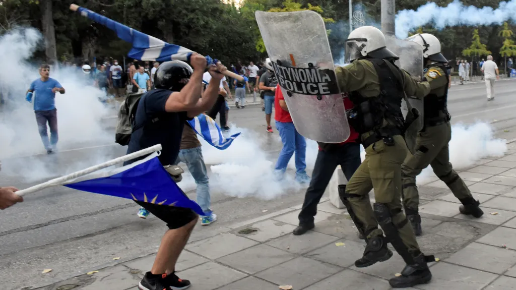 Demonstrace v Řecku