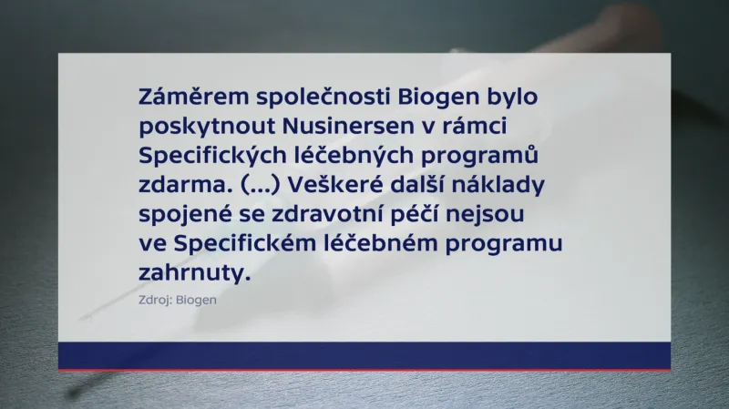 Vyjádření společnosti Biogen