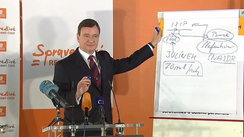 David Rath během tiskové konference k zastavení IZIPu