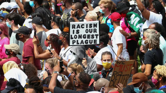 Protest proti rasismu ve Washingtonu