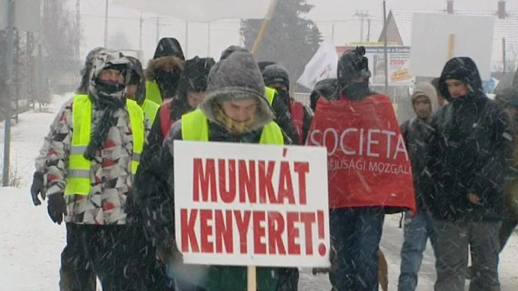 Účastníci tzv. hladového pochodu