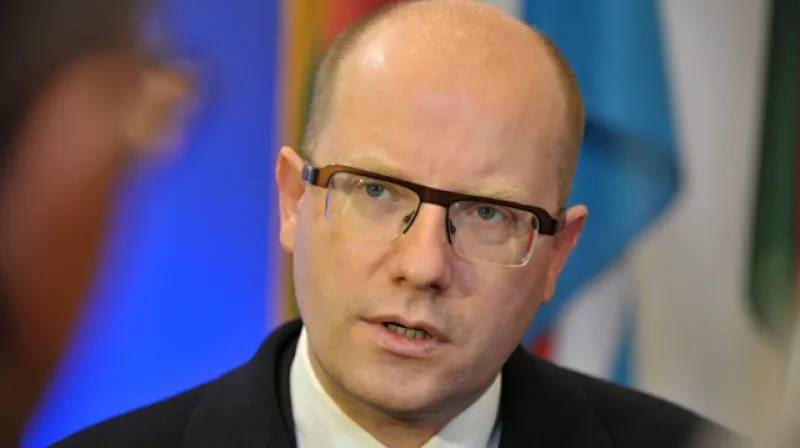 Premiér Bohuslav Sobotka