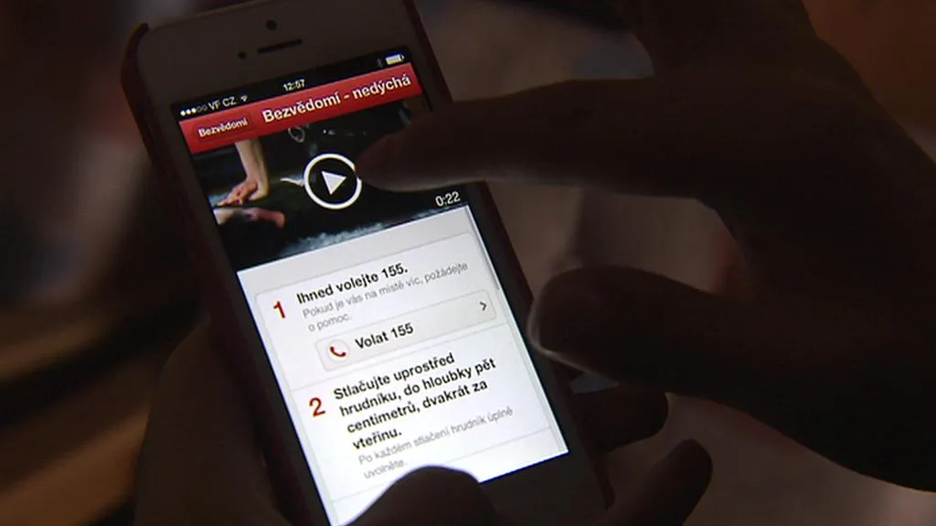 Mobilní aplikace pro poskytnutí první pomoci