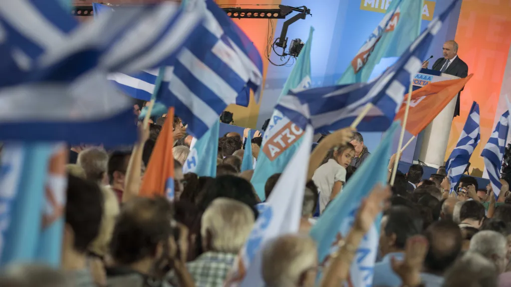 Přívrženci řecké Nové demokracie
