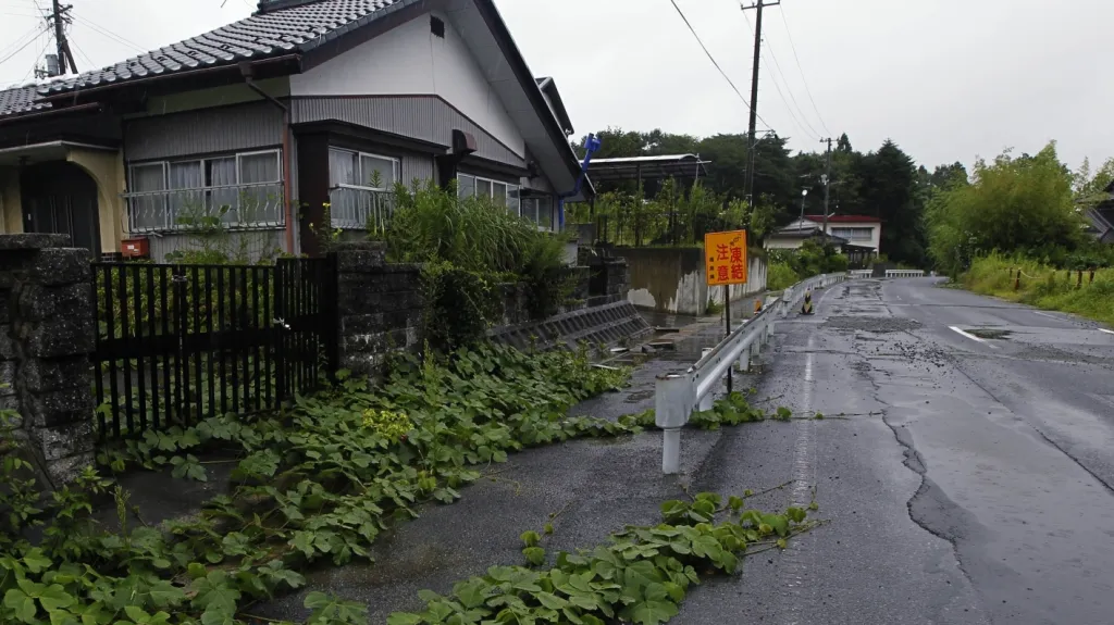 Opuštěný dům u Fukušimy