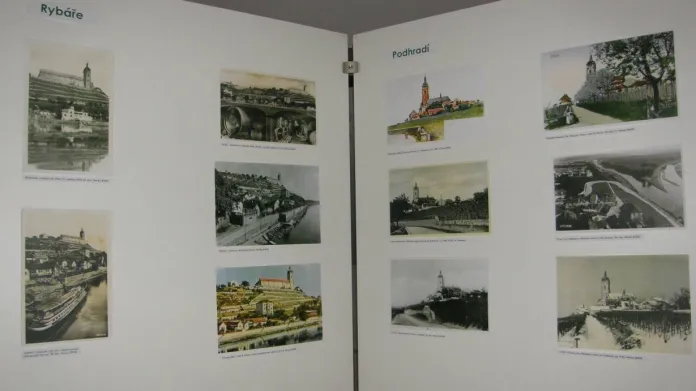 Z výstavy Město Mělník na dobových pohlednicích