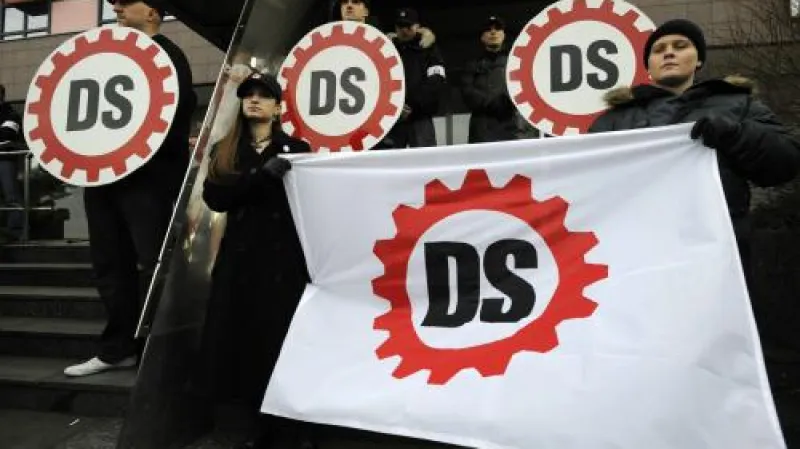 Protest příznivců Dělnické strany