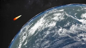 Počítačová simulace pohybu ruské hyperzvukové rakety Avangard