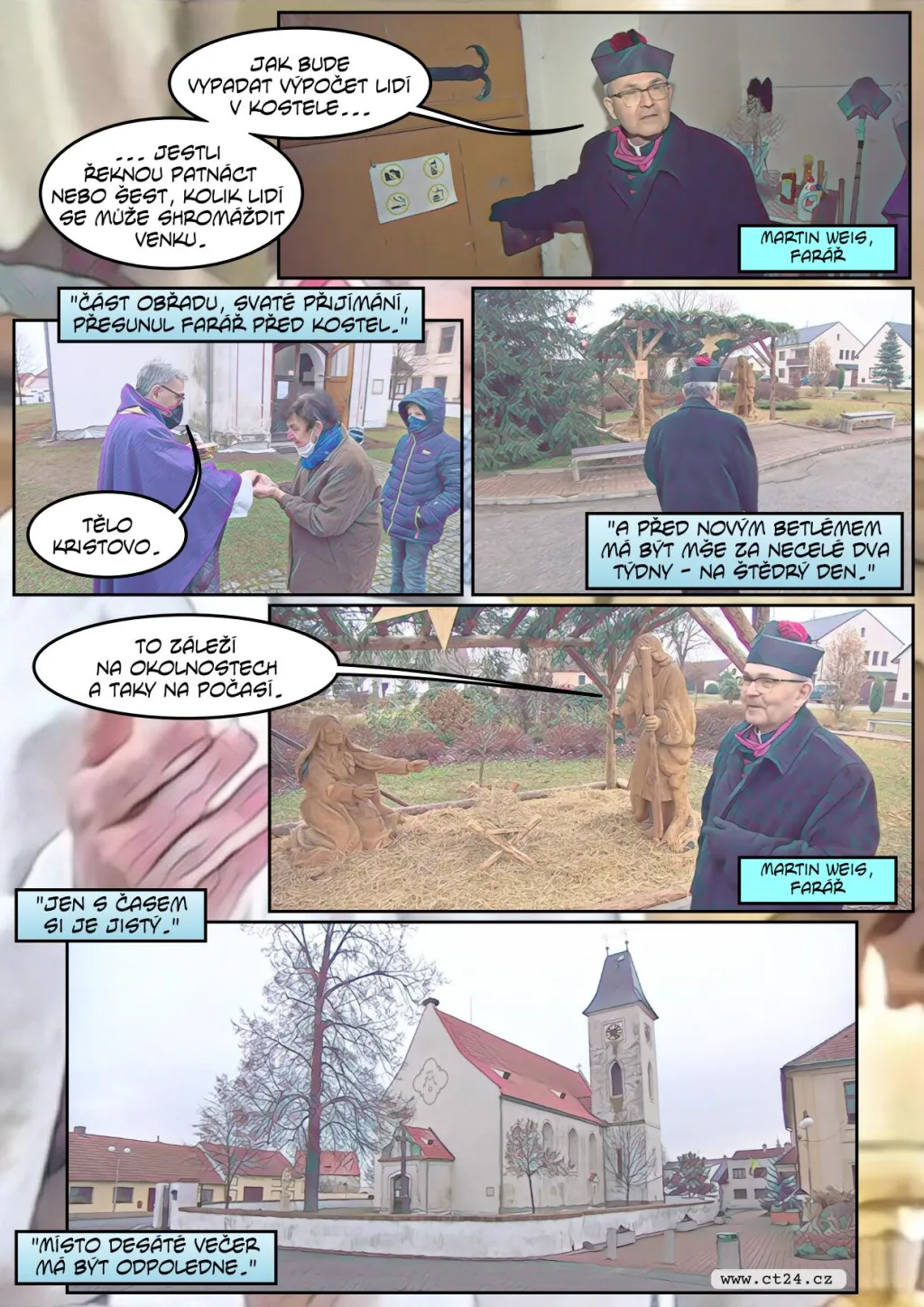 Do kostela podle pořadníků