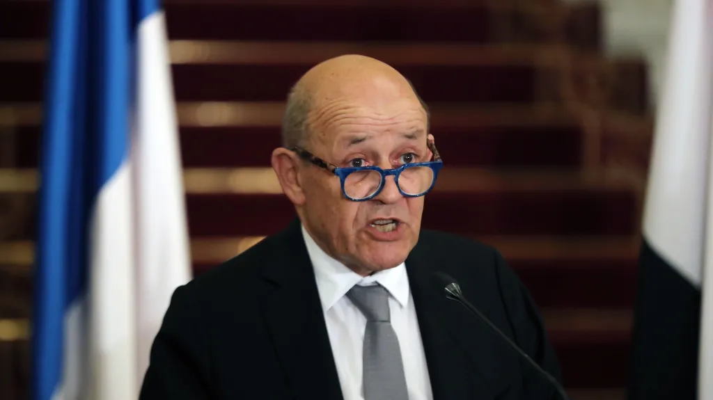 Francouzský ministr zahraničí Jean-Yves Le Drian
