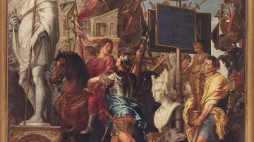 Peter Paul Rubens a Erasmus II. Quellinus / z cyklu Césarův triumf