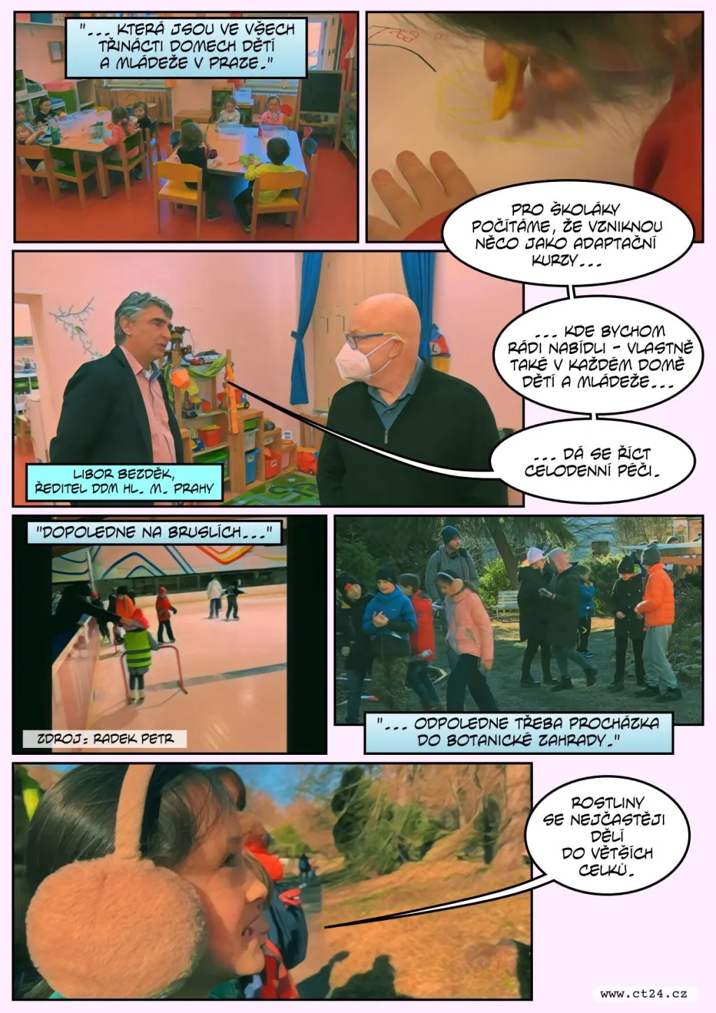 Trávení volného času s dětmi uprchlíků