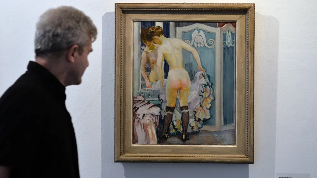 František Kupka / U zrcadla