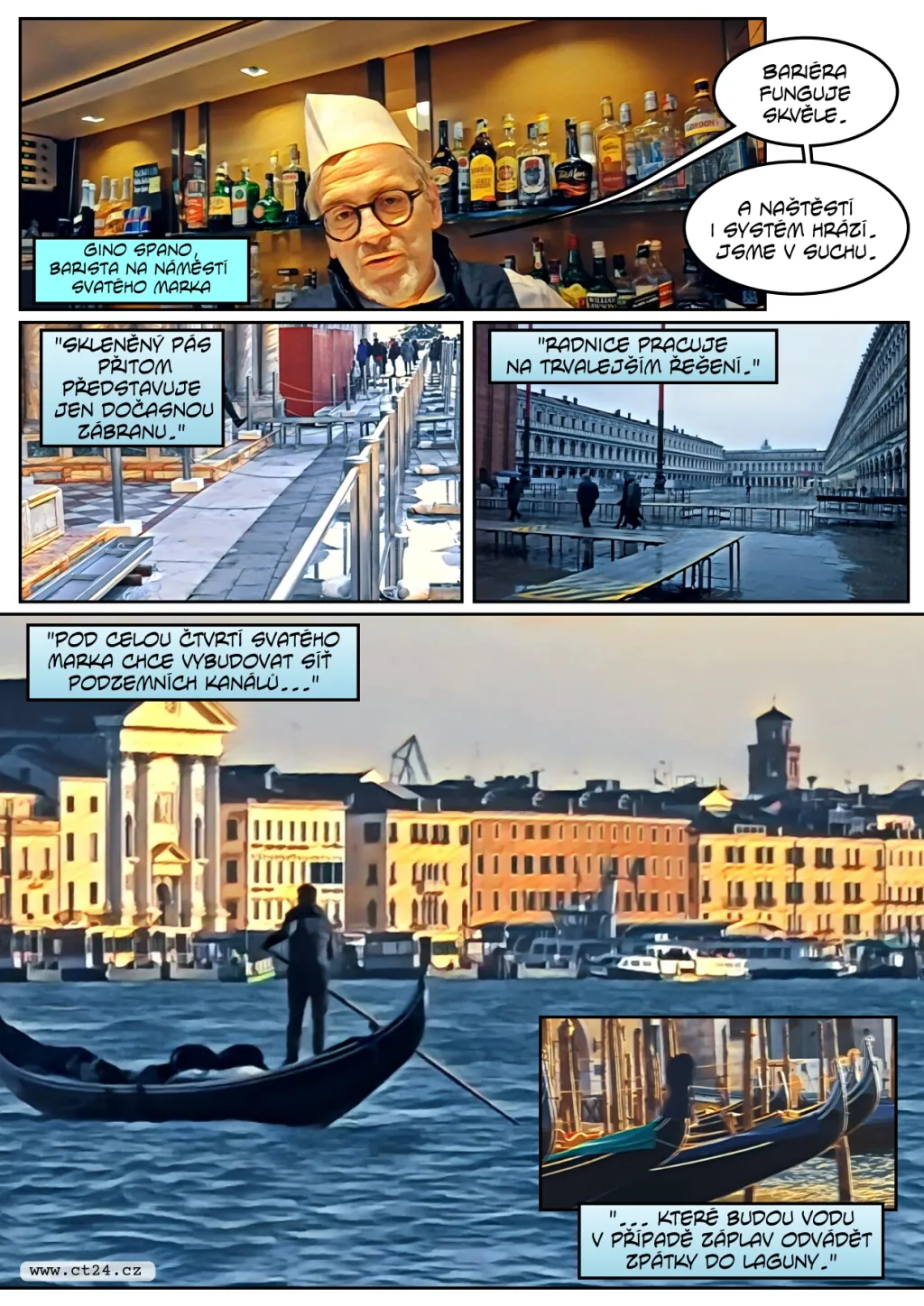 Benátky bojují proti záplavám