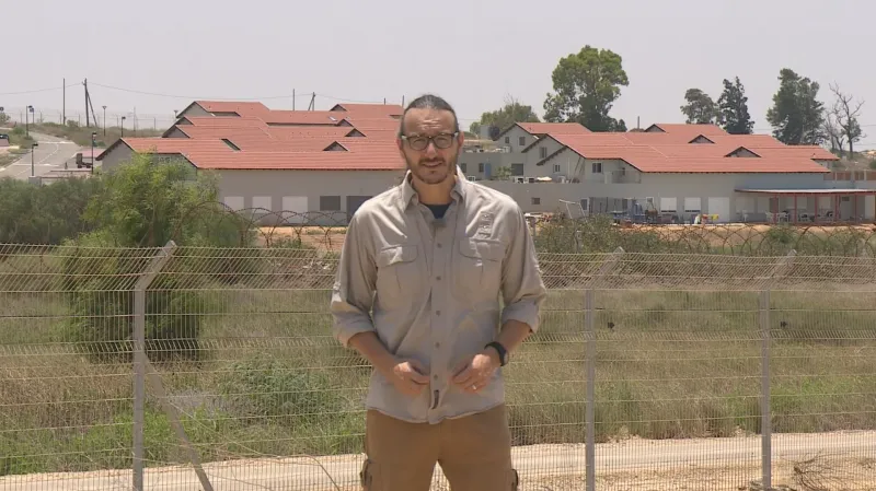 Jakub Szántó na hranicích Izraele a Gazy