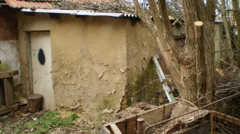 Dům v Kamenné čtvrti před demolicí