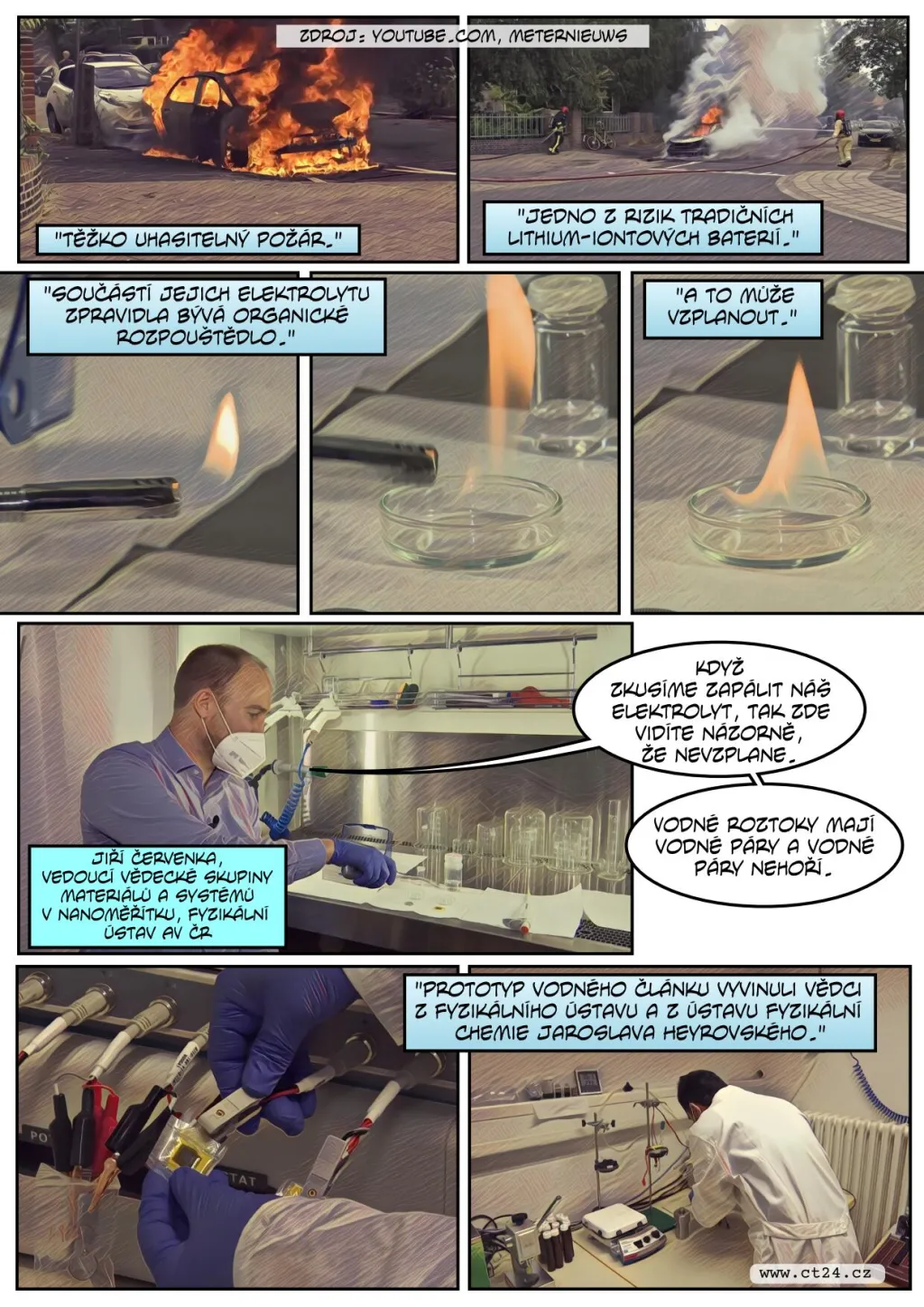 Čeští vědci vyvinuli nový typ baterie