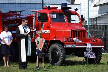 Dobrovolní hasiči ze Vsetína - Jasenky převzali novou techniku