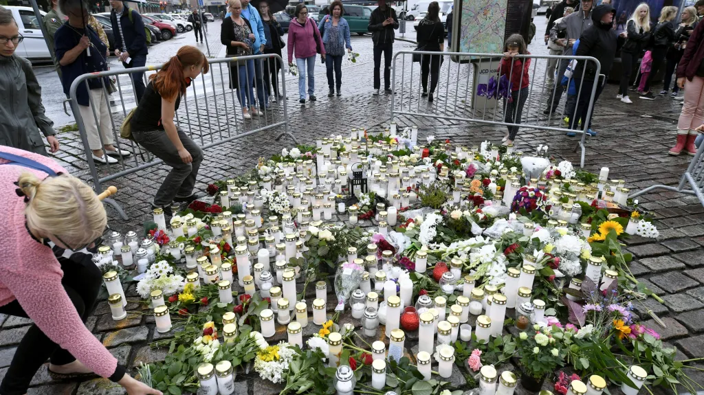 Pietní místo ve finském Turku