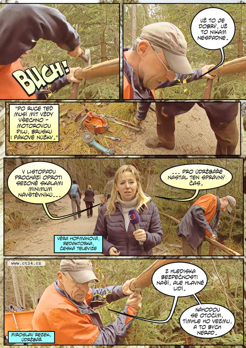 Ve skalách v Adršpachu začaly opravy po rušné sezoně, místo navštívily statisíce lidí