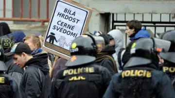 Demonstrace Dělnické mládeže v Jihlavě