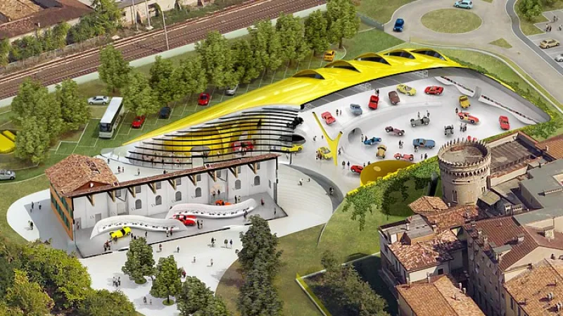 Vizualizace Ferrari muzea
