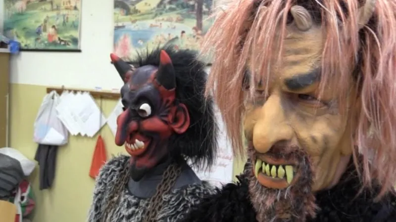 Mikuláš, andělé a čerti v Okříškách