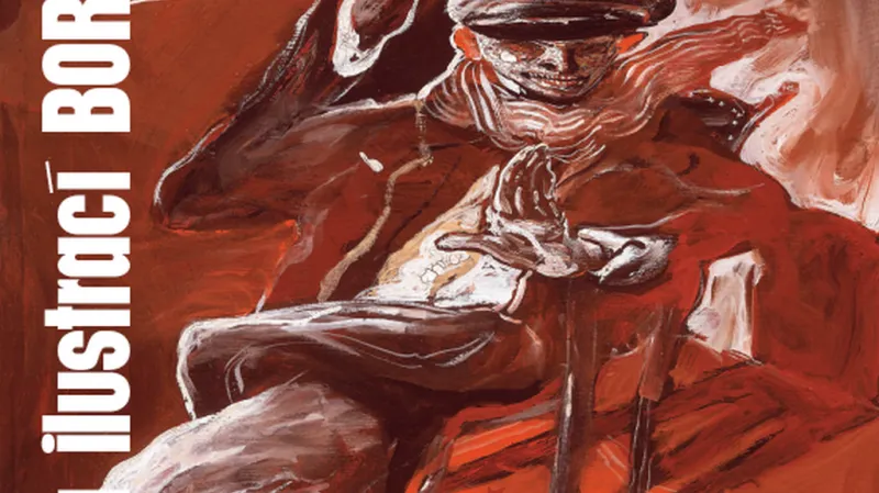 Plakát k výstavě Boris Jirků: ilustrace ke knize Mistr a Markétka