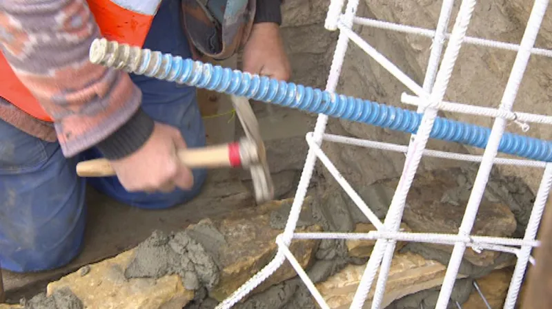 Zajišťování skal v Novém Městě