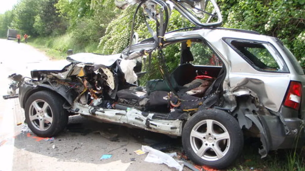 Osobní auto po nehodě