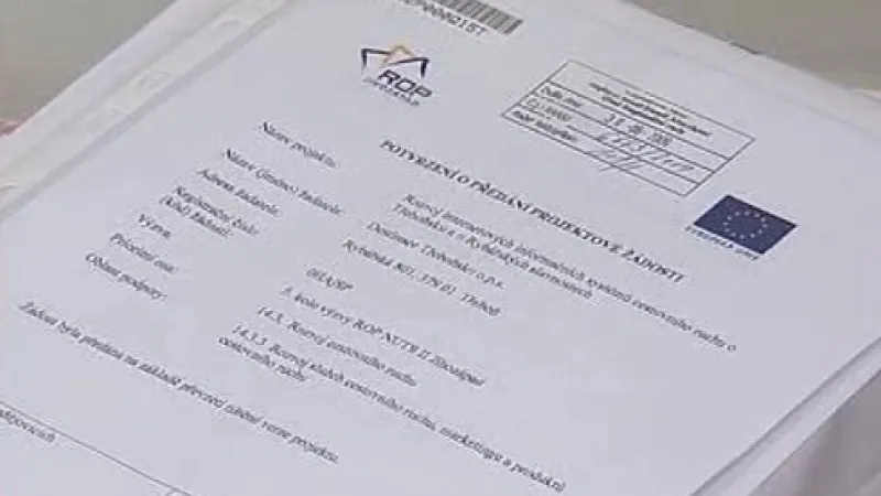 Žádost o dotace EU