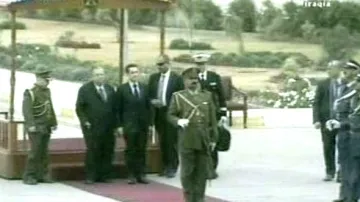 Návštěva Nicolase Sarkozyho v Iráku