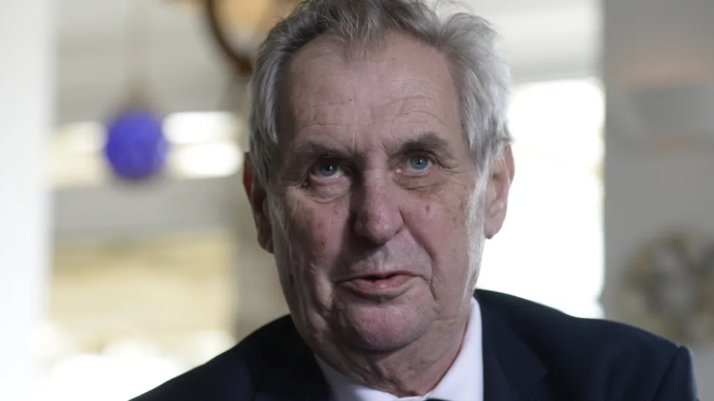 Český prezident Miloš Zeman
