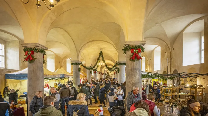 Vánoční trhy na zámku v Zákupech na Českolipsku (13. prosince 2025)