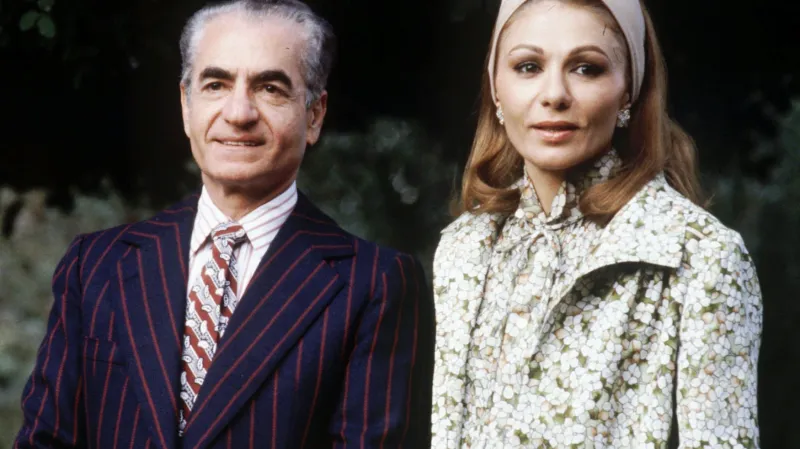 Muhammad Rezá Pahlaví s manželkou