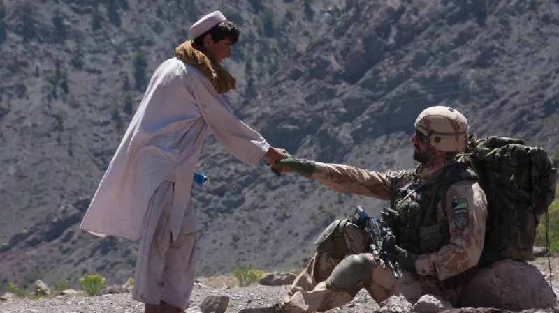 Jaroslav Lieskovan na misi v Afghánistánu