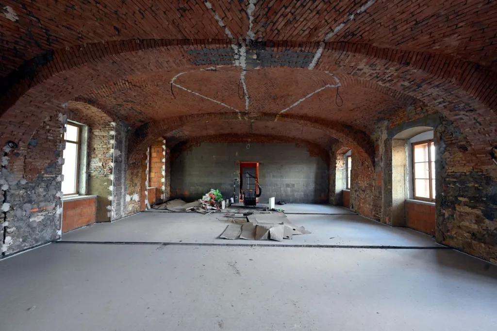 Jedna z místností kláštera