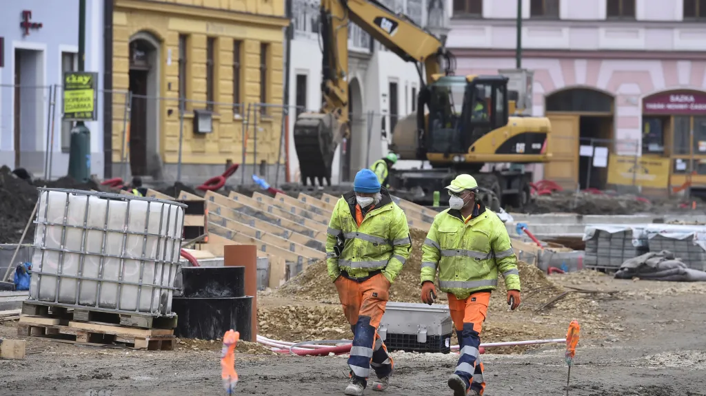 Přestavba Karlova náměstí v Třebíči