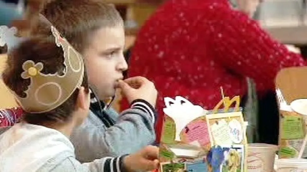 Děti u Mc Donalda