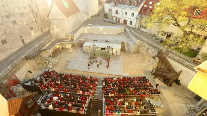 Představení Hamleta v Itálii