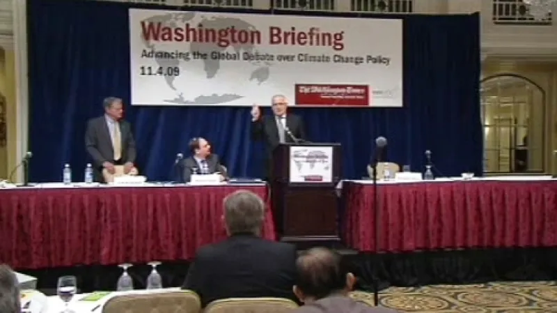 Václav Klaus na konferenci o klimatu